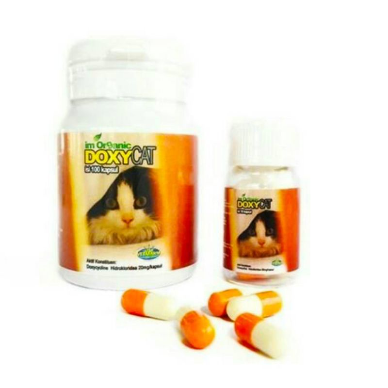 ( 1 BOTOL) IM DOXY CAT OBAT FLU/SALURAN PERNAFASAN IM ORGANIC IM DOXY CAT