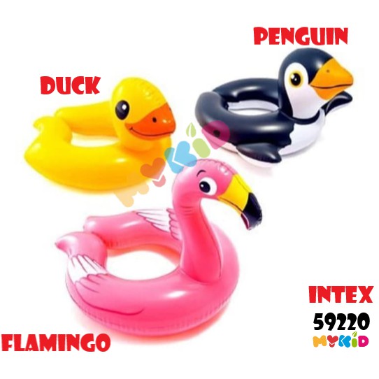  Pelampung  Anak motif Animal  Split Rings INTEX 59220 