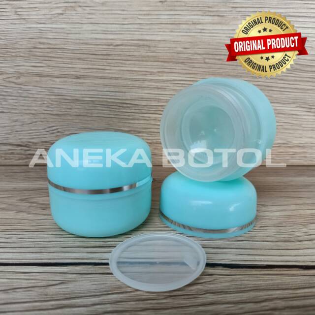 POT FLOREN 8 GRAM HIJAU / POT CREAM 8 GRAM  / POT KOSMETIK KOSONG MURAH ORIGINAL