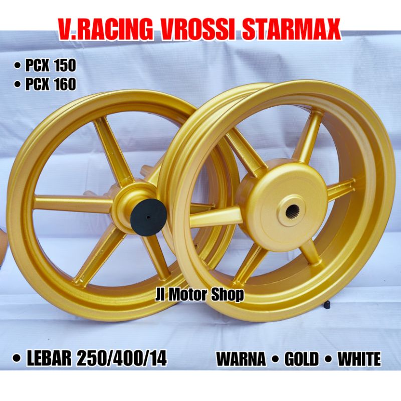 VELG RACING ROSSI NMAX N-MAX PCX 150 PCX 160 AEROX 155 OLD - NEW AEROX 155 - AEROX155 PCX150 PCX160 LOCAL RING 14 PALANG 6 VROSSI TIPE STARMAX