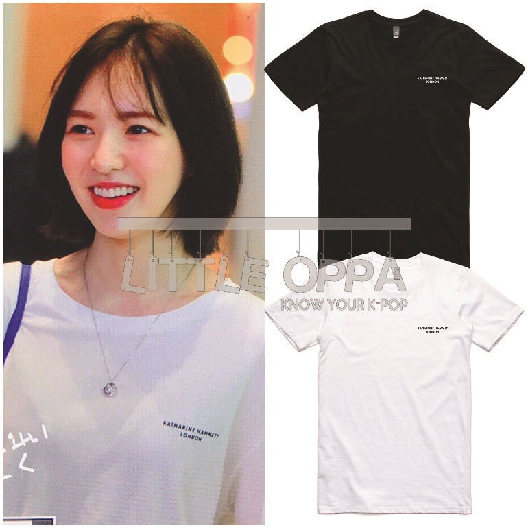 IDOL FASHION RED VELVET WENDY KATHARINE HAMMET T-SHIRT