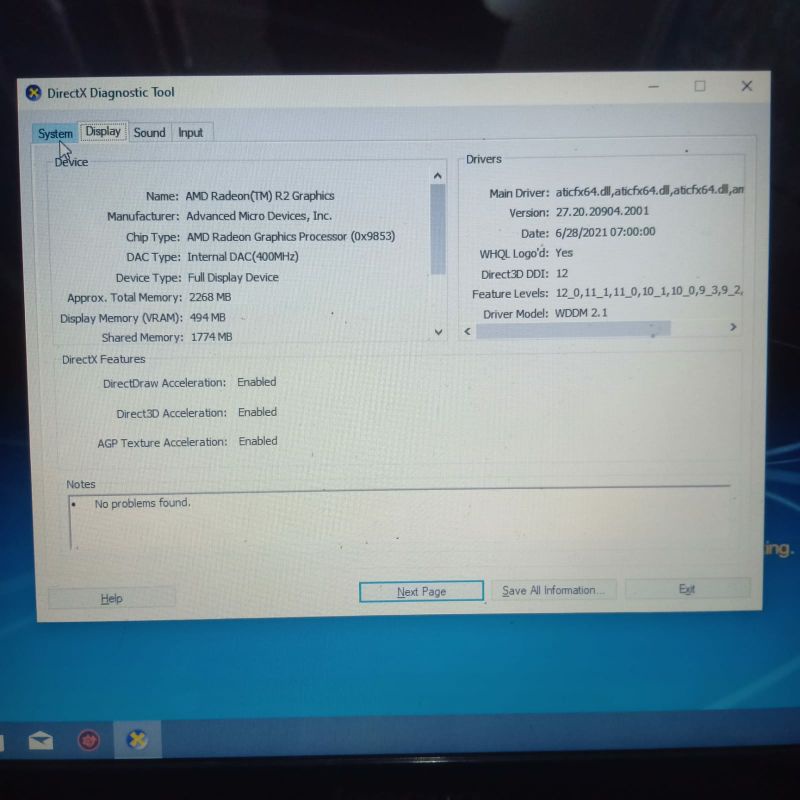 Laptop Lenovo G40 Amd E1-6010 Vga Amd Radeon R2 Ram 4GB HDD 500GB Windows 10 Layar 14 inc Full aplikasi siap pakai