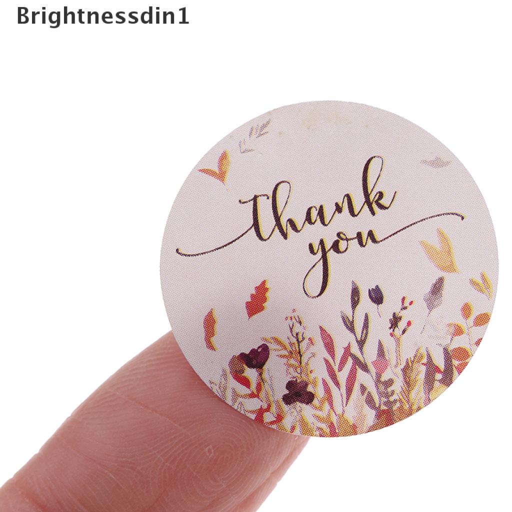 500 Pcs / roll Stiker label Segel Desain Thank You 1 Untuk Dekorasi