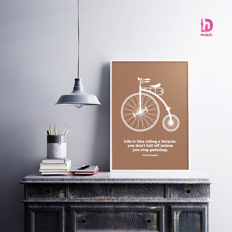 Walldecor Poster Quote MDF