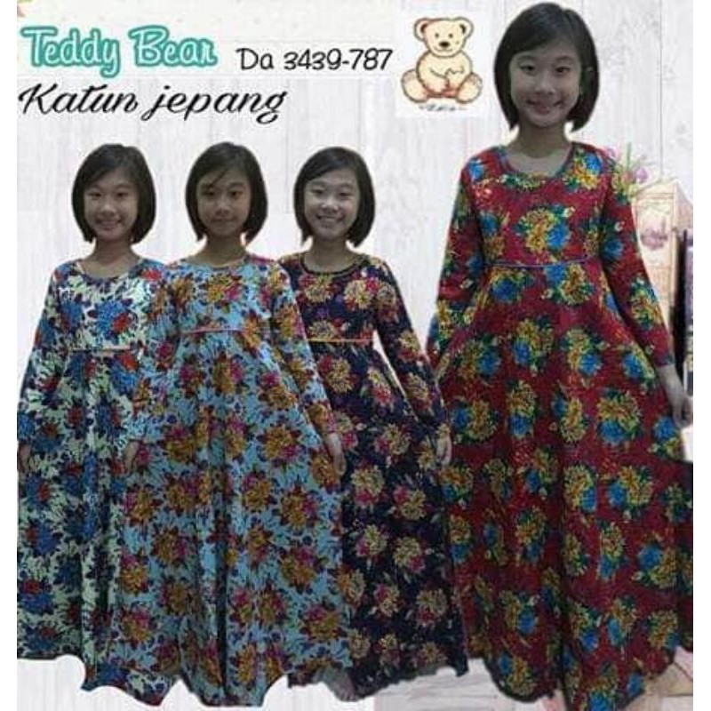 Gamis anak teddy bear