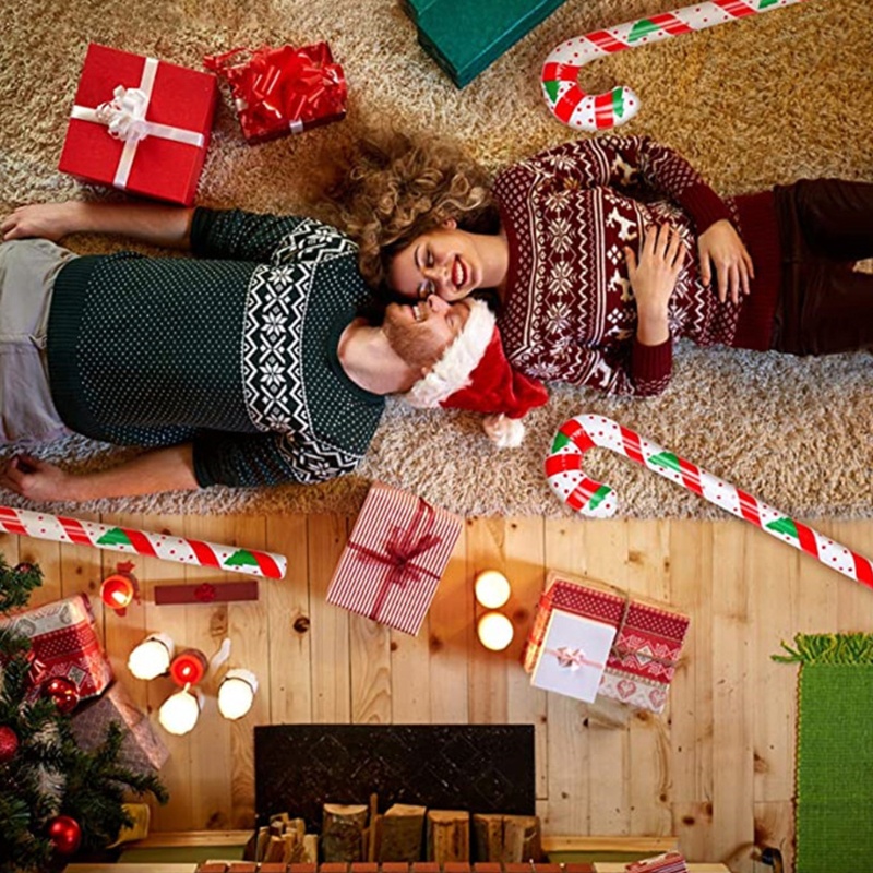 Ornamen Balon Lollipop Natal Model Tiup Untuk Dekorasi Rumah