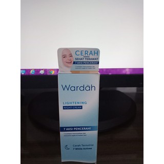 Wardah Lightening Night Cream Advanced Niacinamide 20 ml  