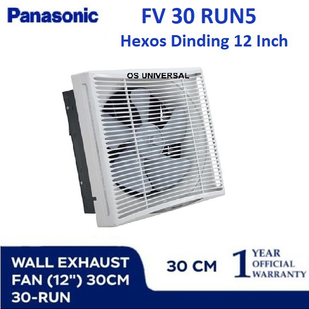 Panasonic FV 30 RUN 12&quot; Exhaust Fan Dinding - Heksos Hexos Kipas Exaust 12INCH FV30RUN