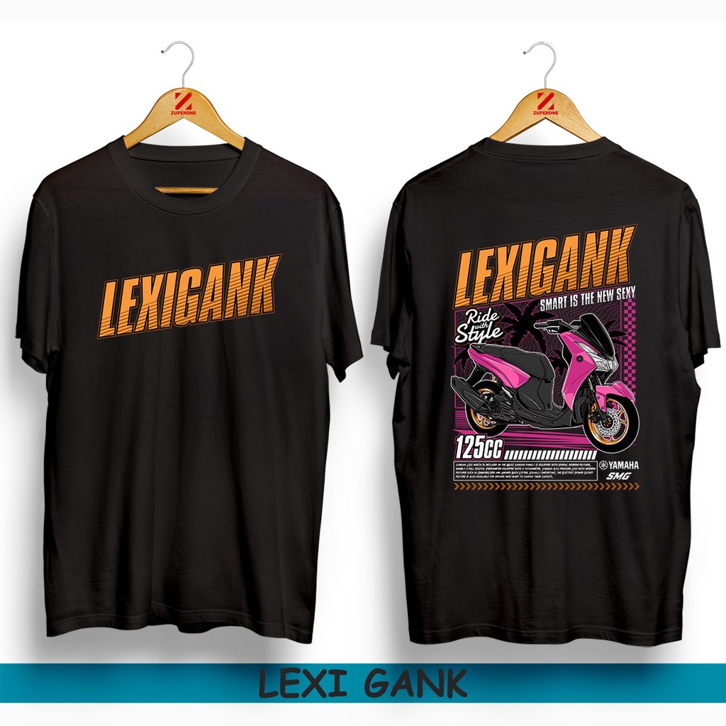 KAOS DISTRO PRIA SUNMORI YAMAHA LEXI GANK BANGKAOS