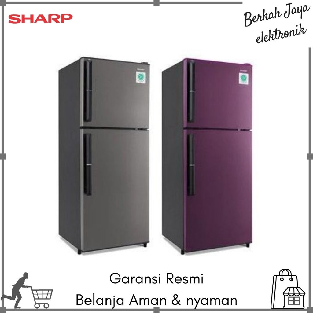 Kulkas Sharp 2 Pintu SJ-326GCSD