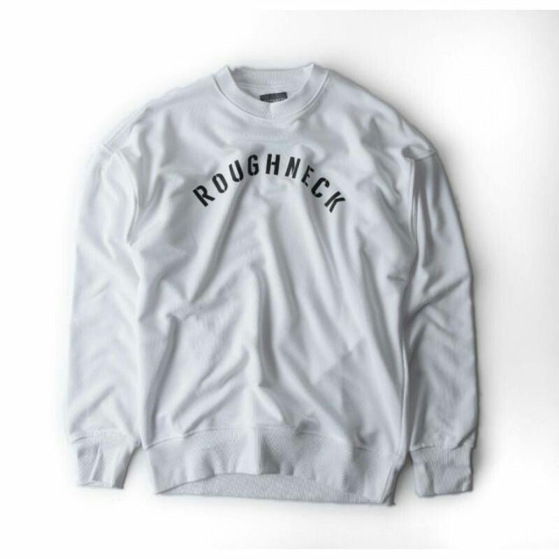 Roughneck SS118 Smoke Sig Black Crewneck/Sweater Roughneck Pria/Sweater CN Roughneck Original/Cod