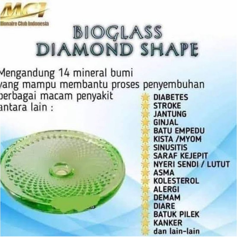 MGI BioGlass Diamond Shape BioGlass DS