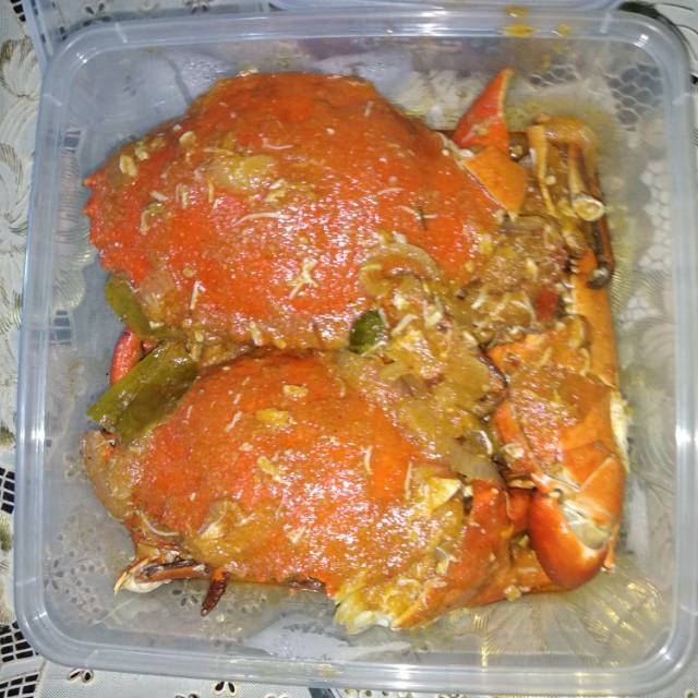 

Kepiting Medium 1 Ekor Saus Padang / Kepiting Seafood Siap Saji