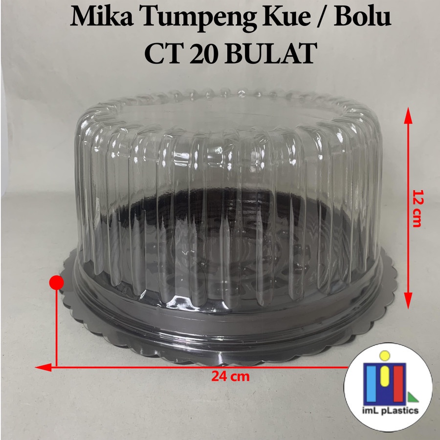 MIKA TUMPENG CT20 BULAT LIBRA / TRAY CAKE TART 20CM/MIKA KUE BOLU BULAT-10pcs