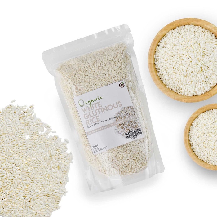 

gr20111r House Of Organix Organic White Glutinous Rice/Beras Ketan Putih 500 Gr Sv012Ss