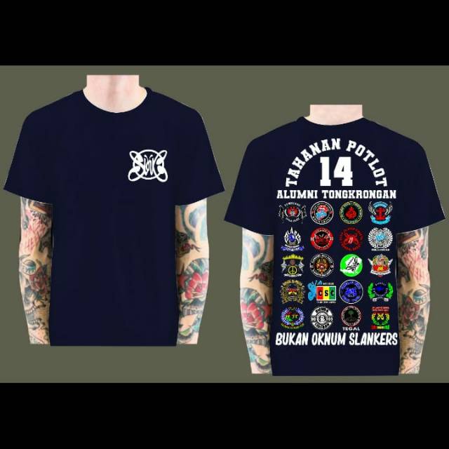 Kaos slank || tahanan potlot || kaos logo logo