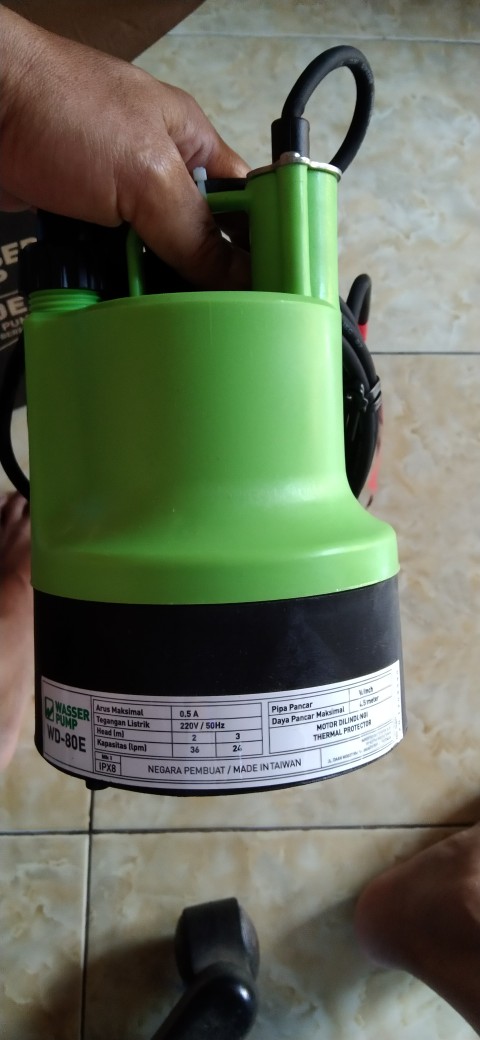 Mesin Pompa Air Celup Wasser Wd-80e / Wd-80 E - Promo Spesial
