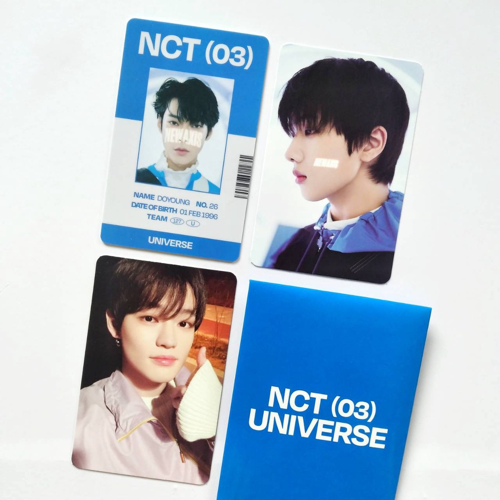 Id Card Universe NCT Doyoung Chenle Jisung Photocard Murah