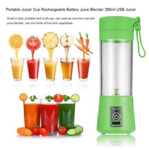 COD PROMO!! Blender HM-03 Portable Rechargeable 4 Mata Pisau / Blander Mini Portable Serbaguna / Juicer Portable USB Original Berkualitas