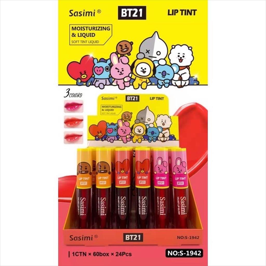 LS 820 - LIP TINT LIP COLOUR LIP GLOSS SASIMI MOISTURIZING &amp; LIQUID BT21