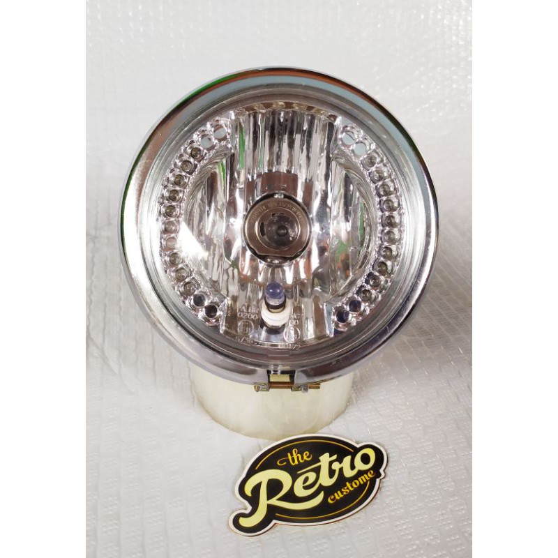 HEADLAMP LAMPU DEPAN LED  GL MP TIGER SCORPIO DLL JAPSTYLE CUSTOM