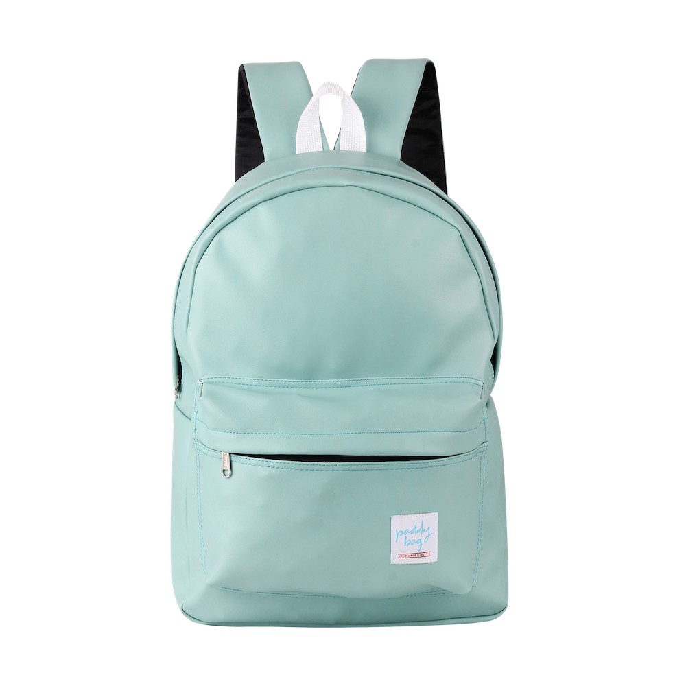 Leather Backpack - Tas Ransel Kulit Sekolah Serbaguna-Pistachio