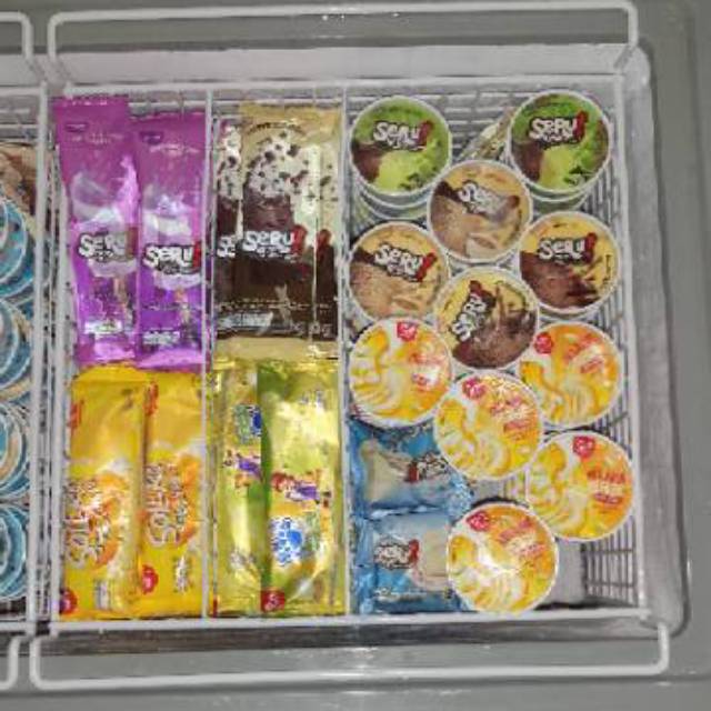 SMARTIBU MENJUAL ES KRIM SERU BY WALLS 3000 PCS