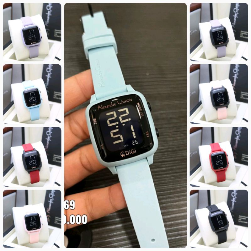 JAM TANGAN WANITA DIGITAL AC9369 | AC 9369 DIGI ORI