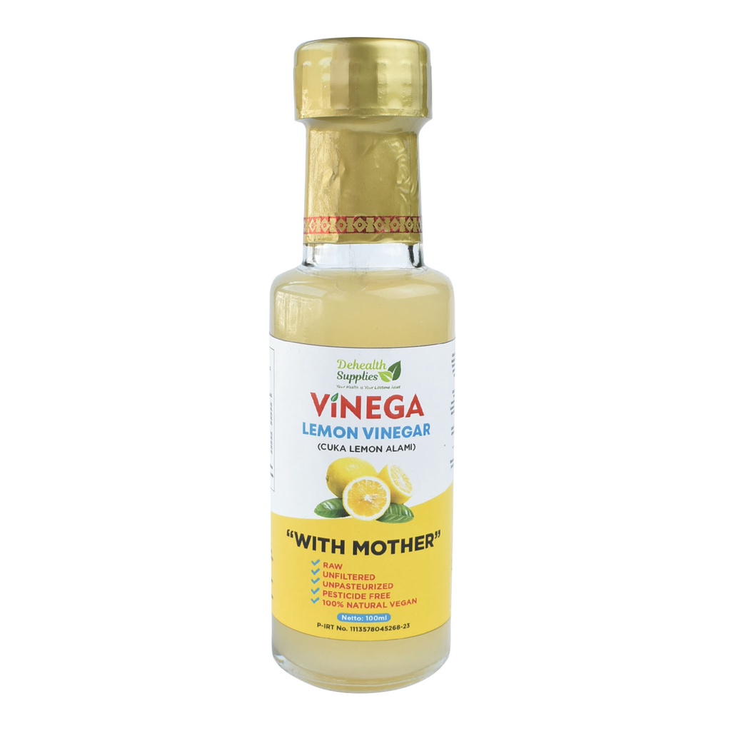 Dehealth Supplies VINEGA Lemon Vinegar (Cuka Lemon Alami) 100 Ml