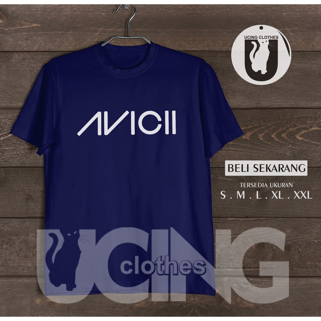 Kaos Baju DC Avicii Kaos Musik