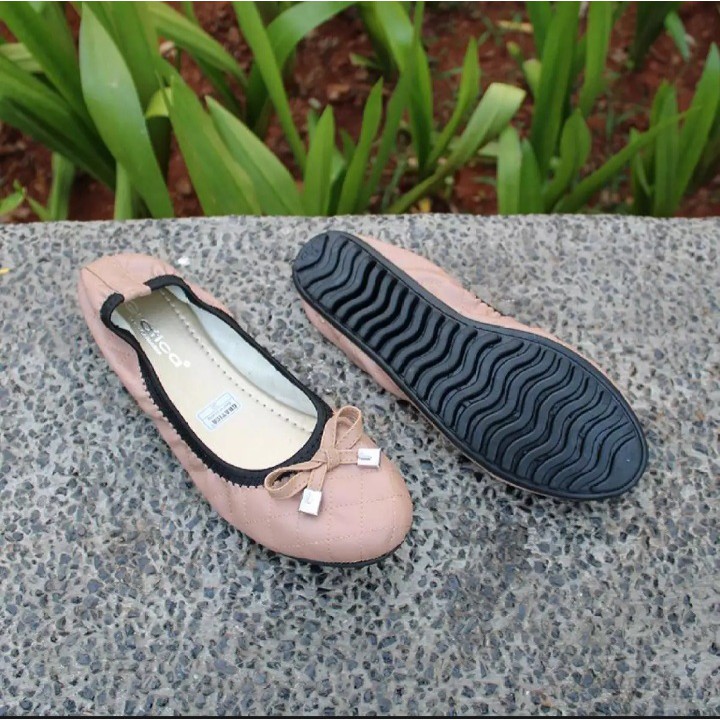 Gratica Sepatu Wanita Flatshoes Balerina Leona DR 32