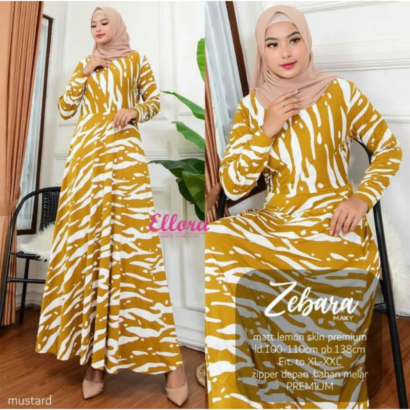 ZEBARA Maxy - Gamis Lemon Skin Premium Busui / R.12 - 035-5391