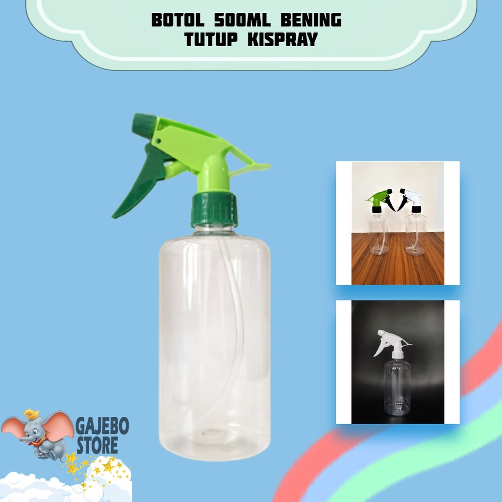 Jual BOTOL 500ML BENING TUTUP SPRAY BIG TRIGGER KISPRAY / BOTOL    SPRAY