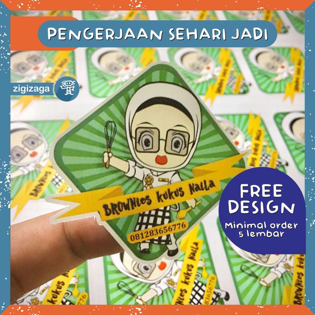 

[(BAYAR DITEMPAT) CETAK STIKER A3+ PRINT + CUTTING STIKER VYNIL MODEL BEBAS. STIKER PRODUK LABEL KEMASAN ANTI AIR