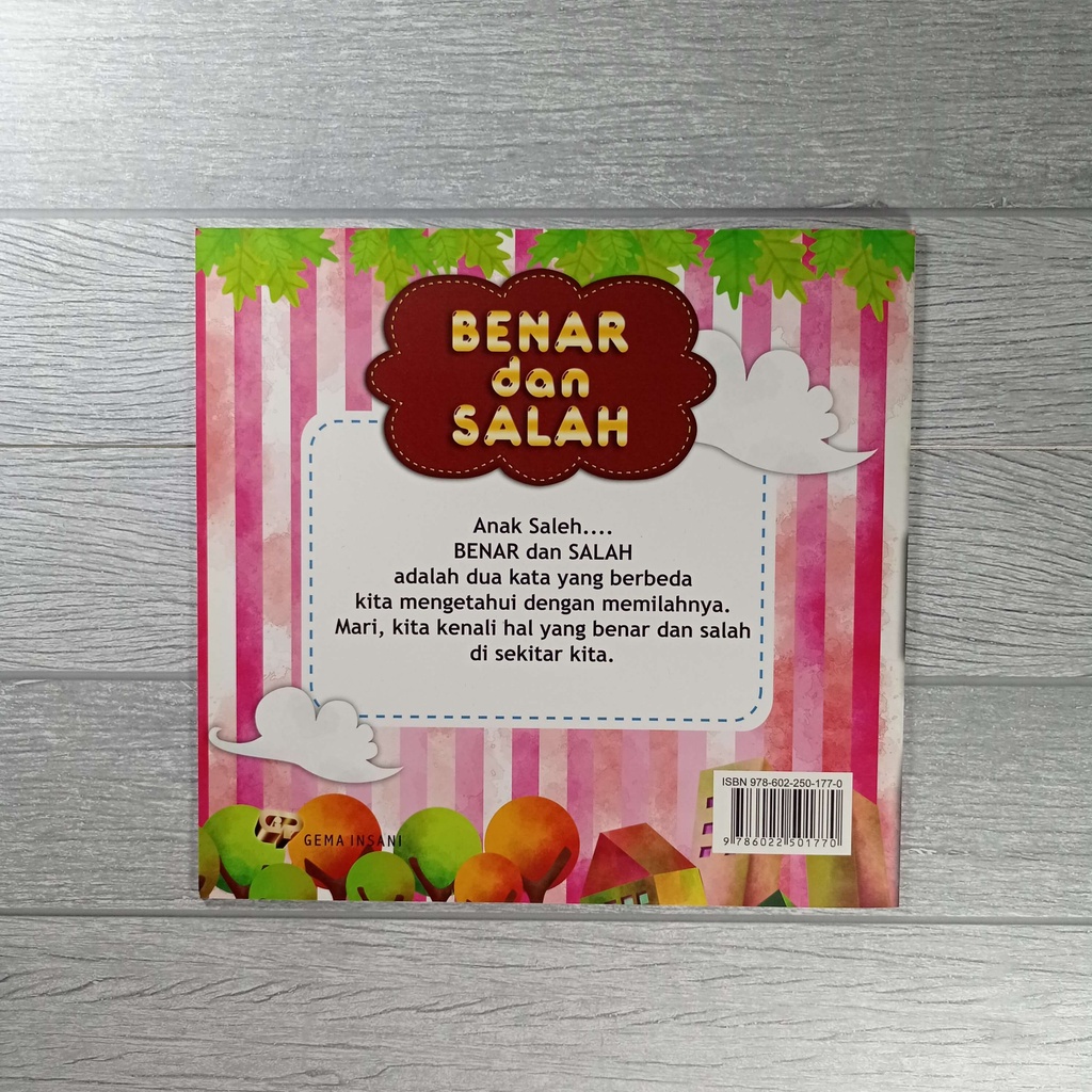 Buku Seri Kepribadian Muslim 1 : Benar dan Salah - Gema Insani 100% Original