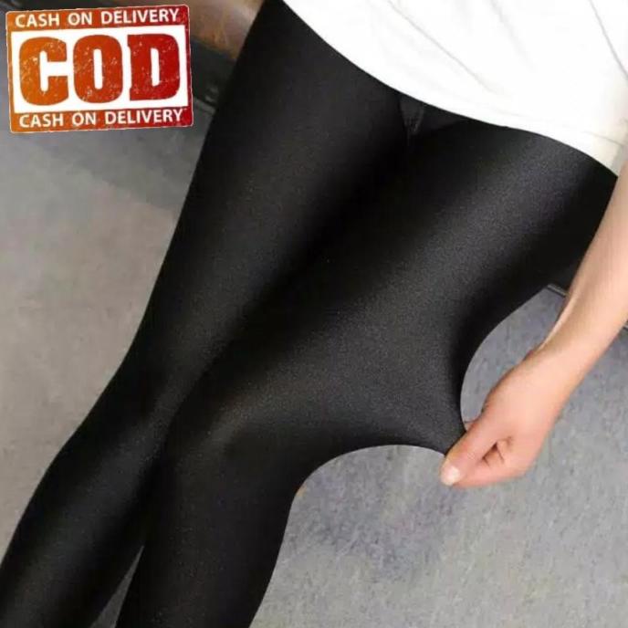 Legging korea lycra velevet Glosy / celana legging wanita mengkilat