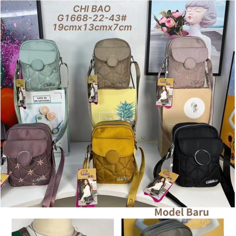 G1668-43 TAS SELEMPANG WANITA IMPORT CHIBAO