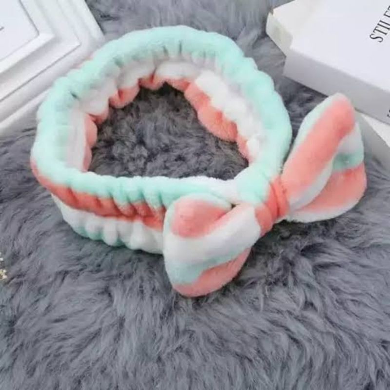 BANDANA BANDO RAMBUT HEADBAND PITA BESAR UNTUK CUCI MUKA MAKEUP FASHION KOREAN STYLE