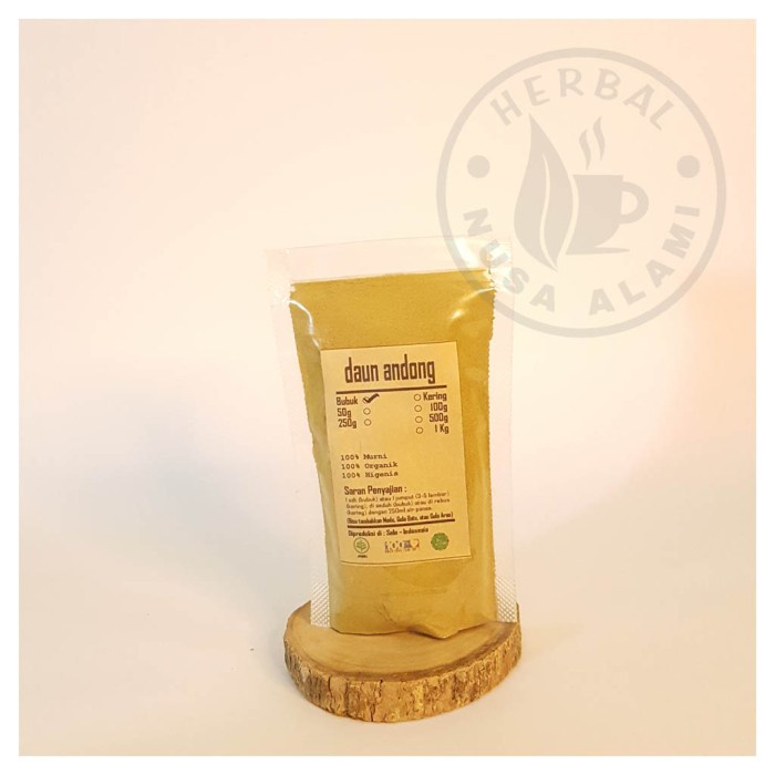 

DAUN ANDONG MERAH BUBUK | MURNI | Cordyline Fruticosa 100g
