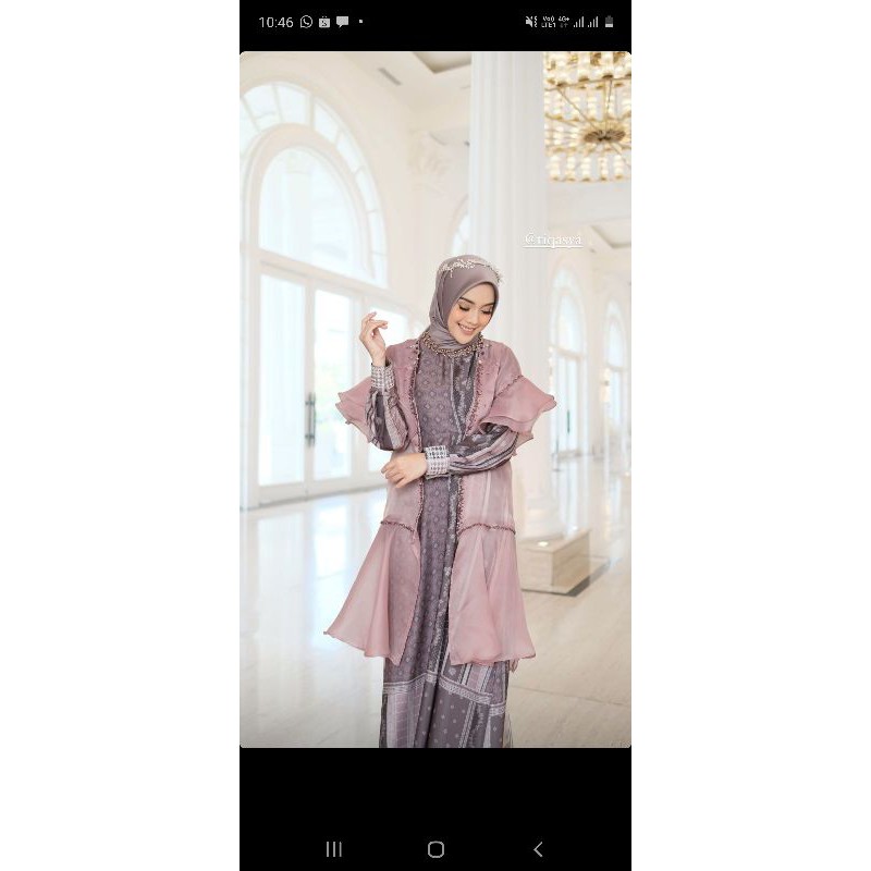 Edelweis dress By vanilla hijab