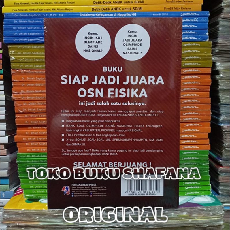 Buku OSN FISIKA SMP : Kumpulan Soal Siap jadi Juara Terlengkap Pustaka Baru Press