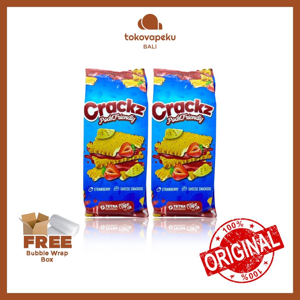 CRACKZ PODS FRIENDLY 12MG 30ML CRACKZ AUTHENTIC by TETRA X VAPEON