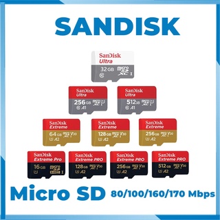 Advanced 100% Original Memory card 8GB/16GB/32GB/64GB/128GB/256GB/512GB hpTransfer Up to 80Mbps/100Mbps/160Mbps/170Mbps vgen Kartu Memori Micro SD Card Kartu Memori