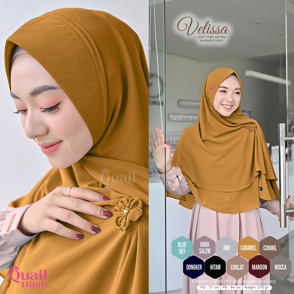 Khimar Velissa by QUAIL Hijab Original