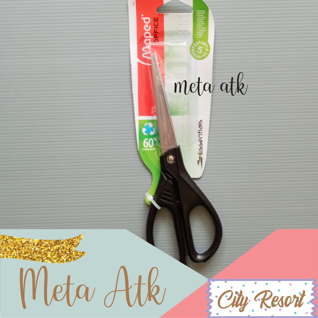 

Gunting / Scissors Essential Green 21cm Maped