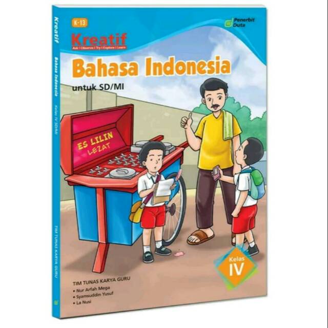 Buku pendamping siswa k13 kreatif bahasa indonesia kelas 4 penerbit duta