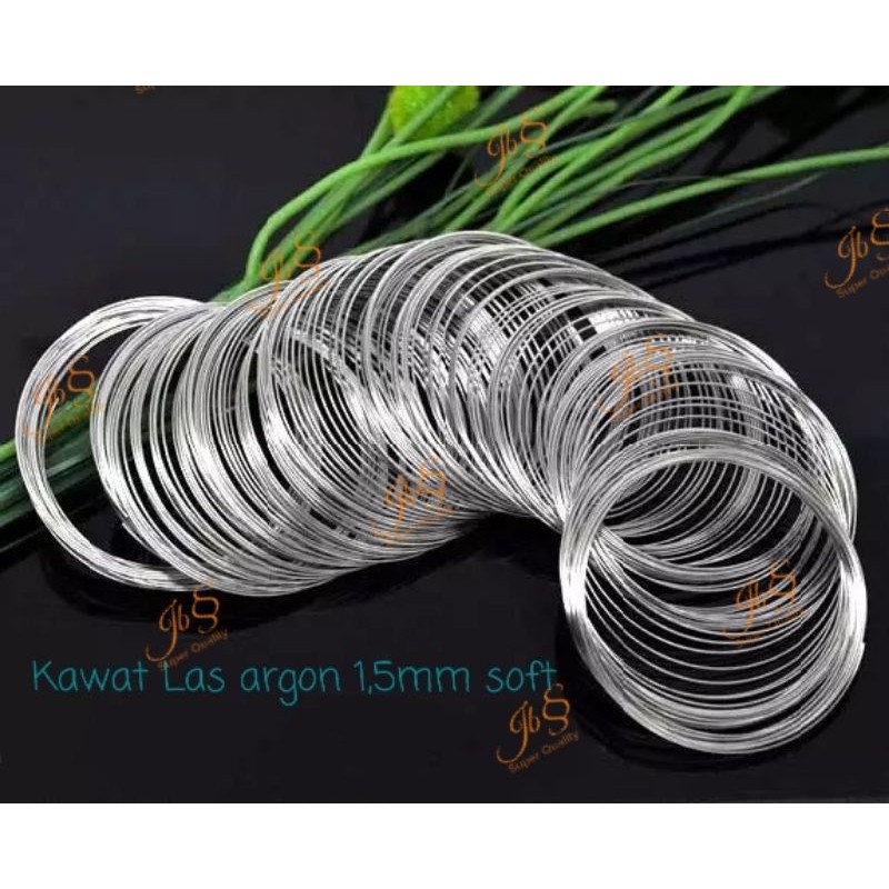 Kawat Las Argon Stainless Soft 304 1,0mm/1.2mm/1.5mm/2,0mm ( 1kg)