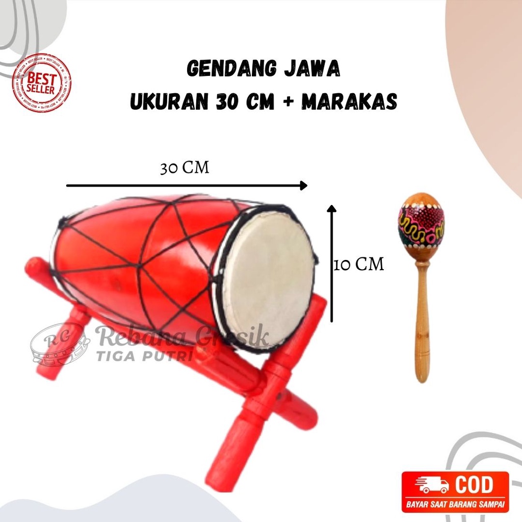 gendang anak kendang jawa ukuran 30 cm gendang jawa