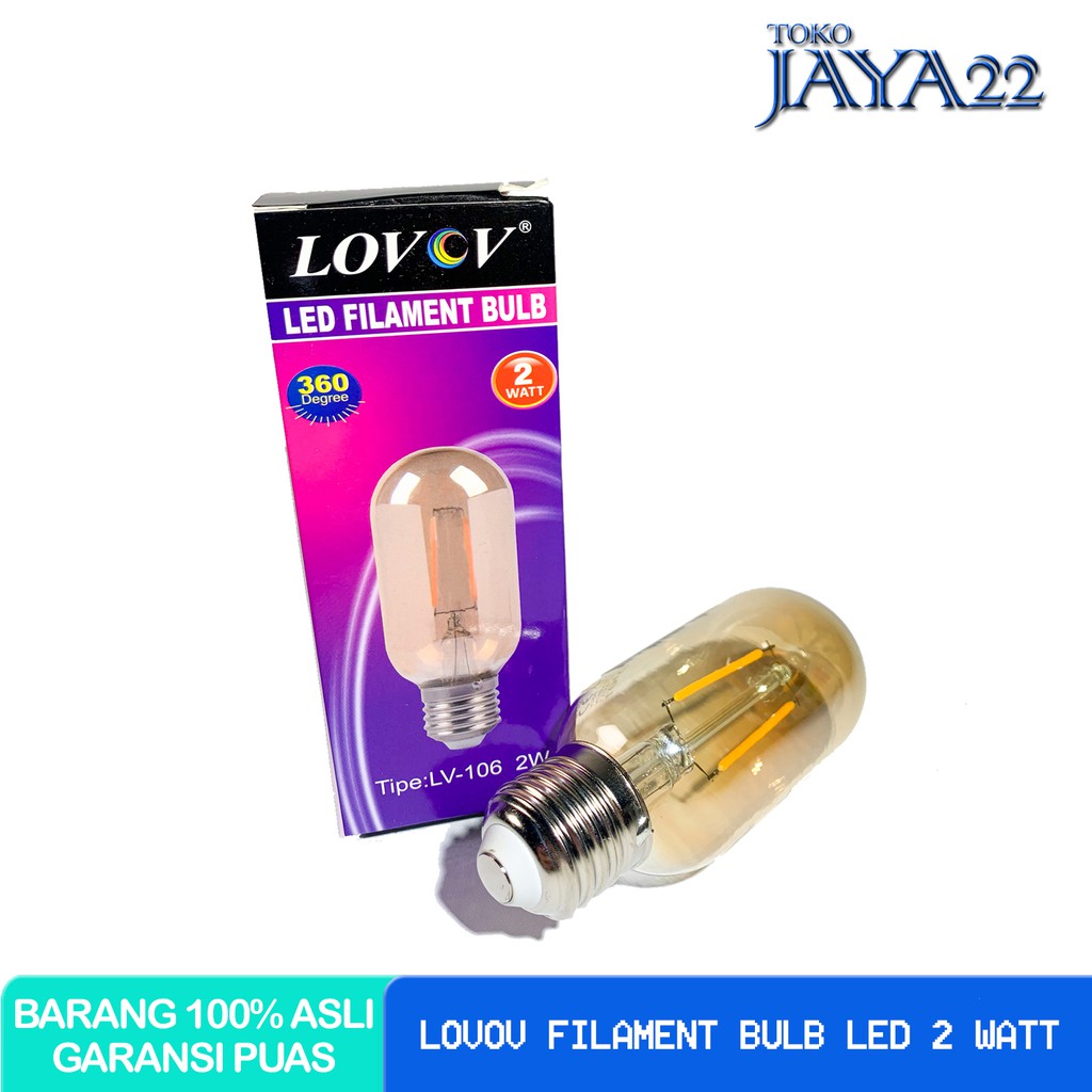 Lampu Led Edison Filament 2W