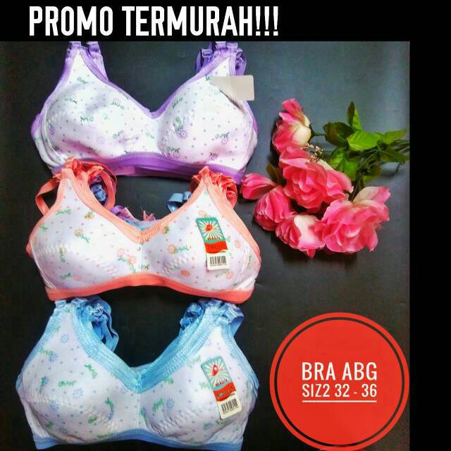 Bra ABG polkadot size 32 34 36 / Young BRA / BH anak remaja / Bh anak sekolah tanpa kawat/ Bh Remaja